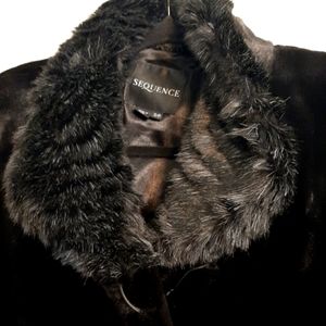 Women's winter faux fur coat size small